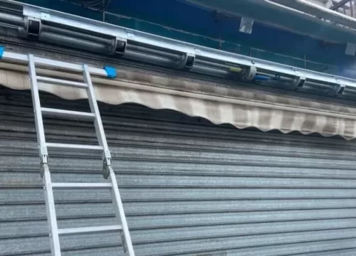 déblocage rideau métallique